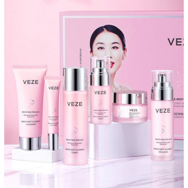 VEZE, Set of care cosmetics with Bird`s Nest Element enzyme (6 products)